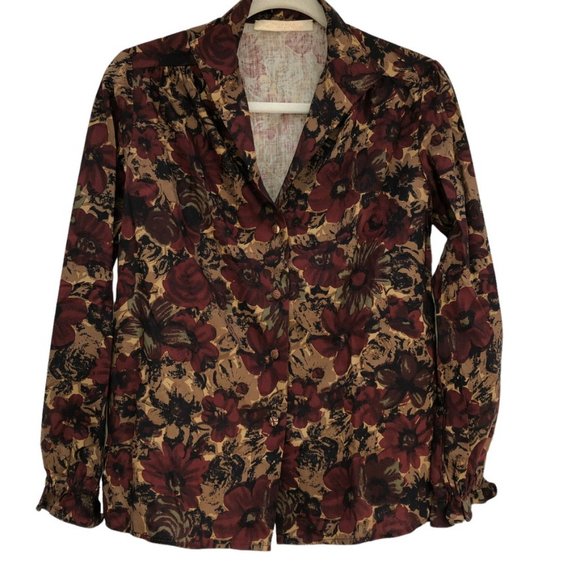 Shannon McClean Peace love & Fashion Bergdorf Goodman burgundy liberty f… - Picture 1 of 5